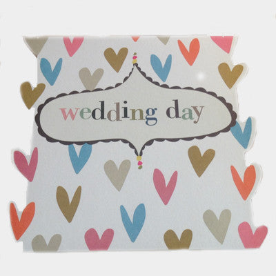 Card Wedding - Hearts